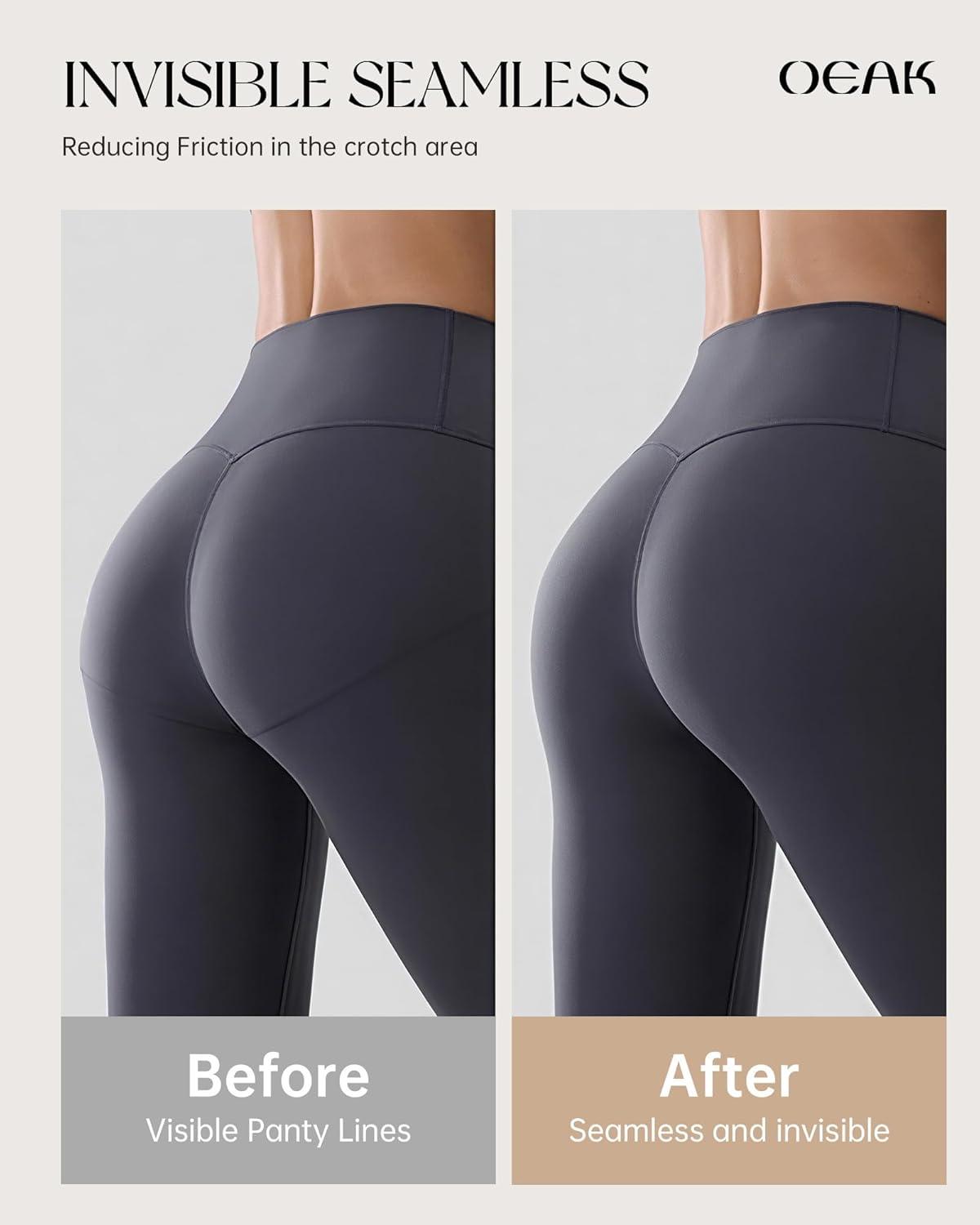 imageOEAK Seamless Thongs for Women Invisible Thongs No Show Thong Panty Liners Tangas Comfortable Workout GStrings UnderwearSkin Nudecream