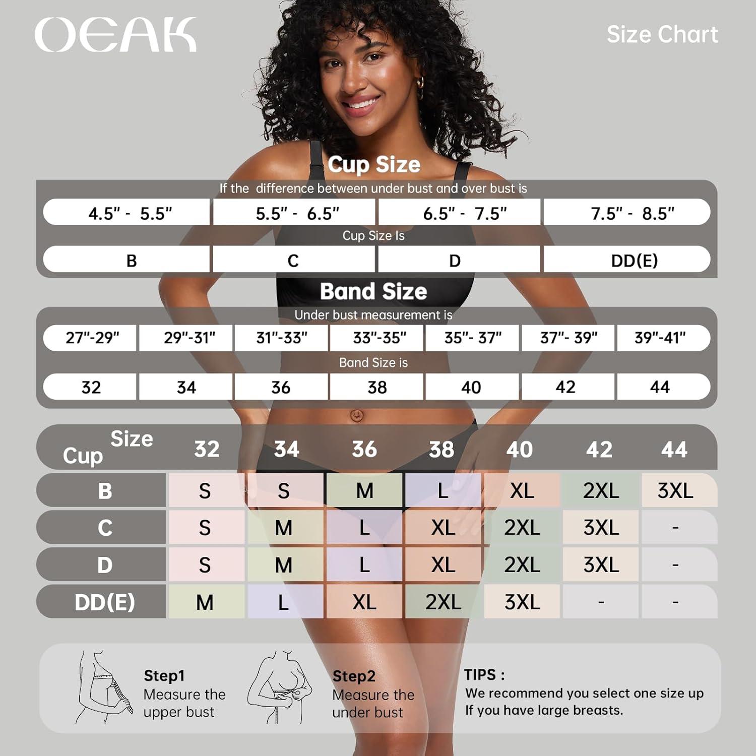 imageOEAK Women Bras No Underwire Scalloped Push Up Buttery Soft Tshirt Bra Seamless Full Coverage Convertible Everyday BraJacquard Black