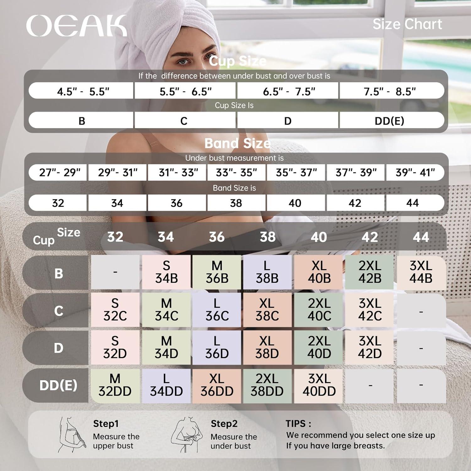 imageOEAK Women Comfortable Push Up Bras Wireless Seamless Full Coverage Bralette Buttery Soft Everyday Tshirt Bra Convertible BraCoffee