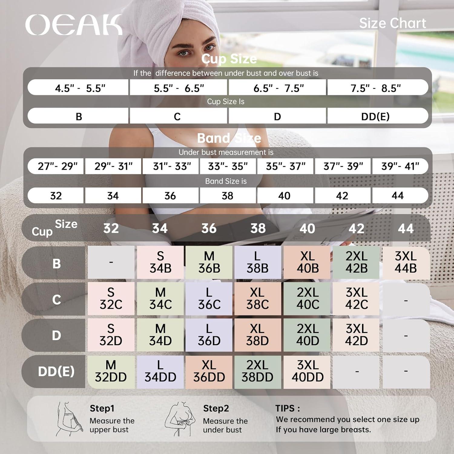 imageOEAK Women Comfortable Push Up Bras Wireless Seamless Full Coverage Bralette Buttery Soft Everyday Tshirt Bra Convertible BraWhite