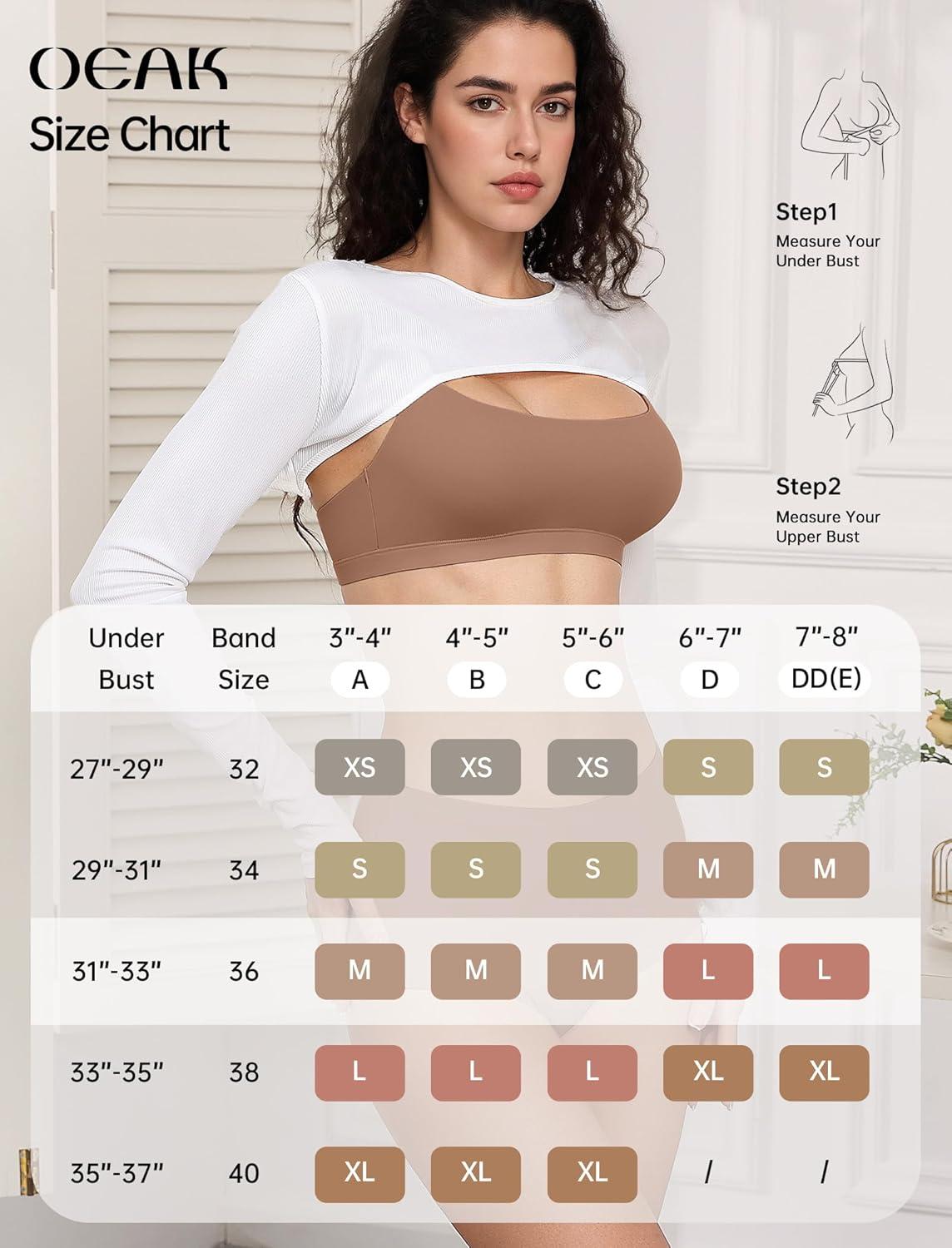 imageOEAK Womens Comfortable Bras No Underwire Cami Bra Seamless Unlined Bralettes Scoop Neck Unpadded Everyday Sports Tshirt BraLatte