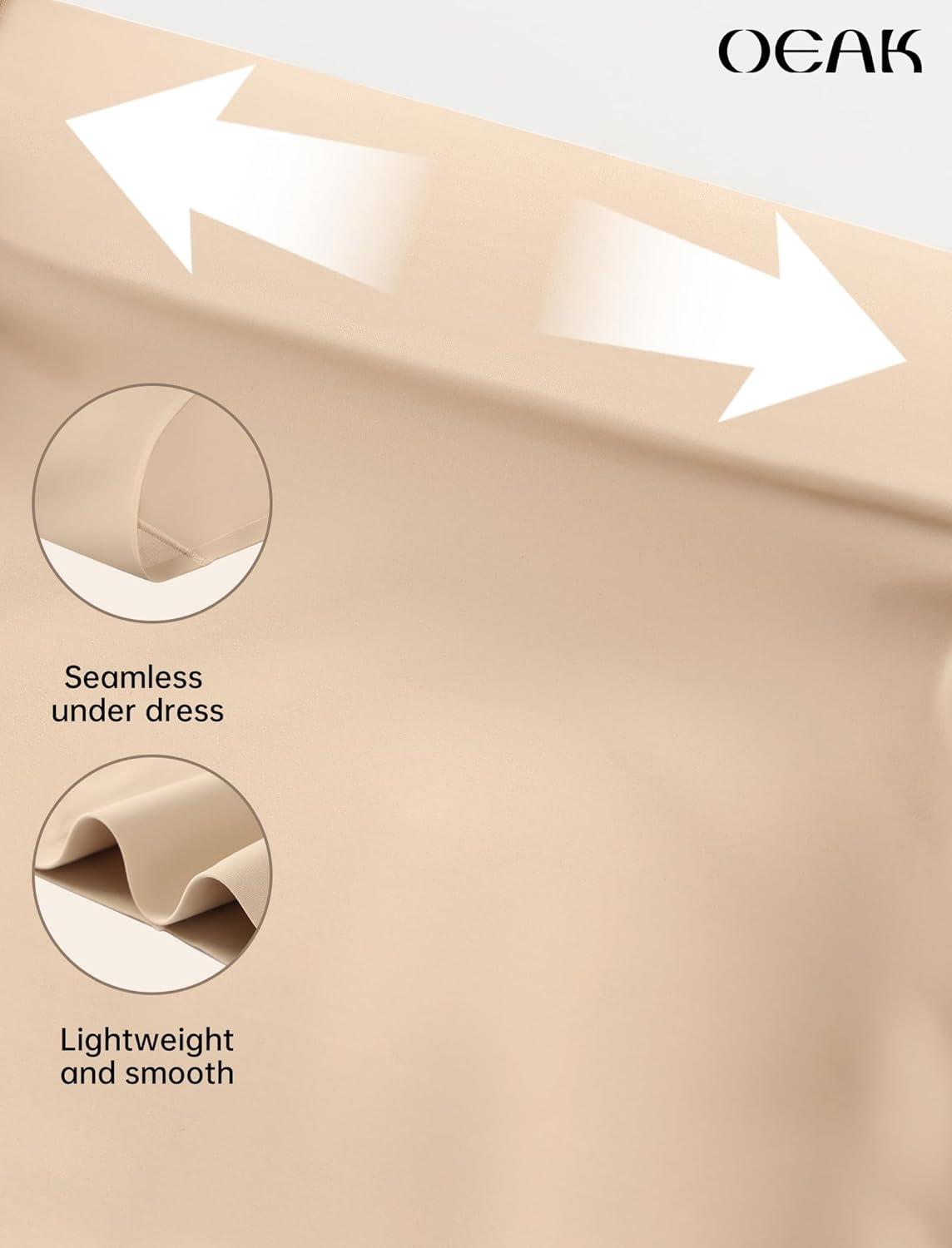 imageOEAK Womens Tummy Control Shapewear Seamless Girdle High Waisted Body Shaper Panties Plus Size Shapewear Shorts ampamp Briefs