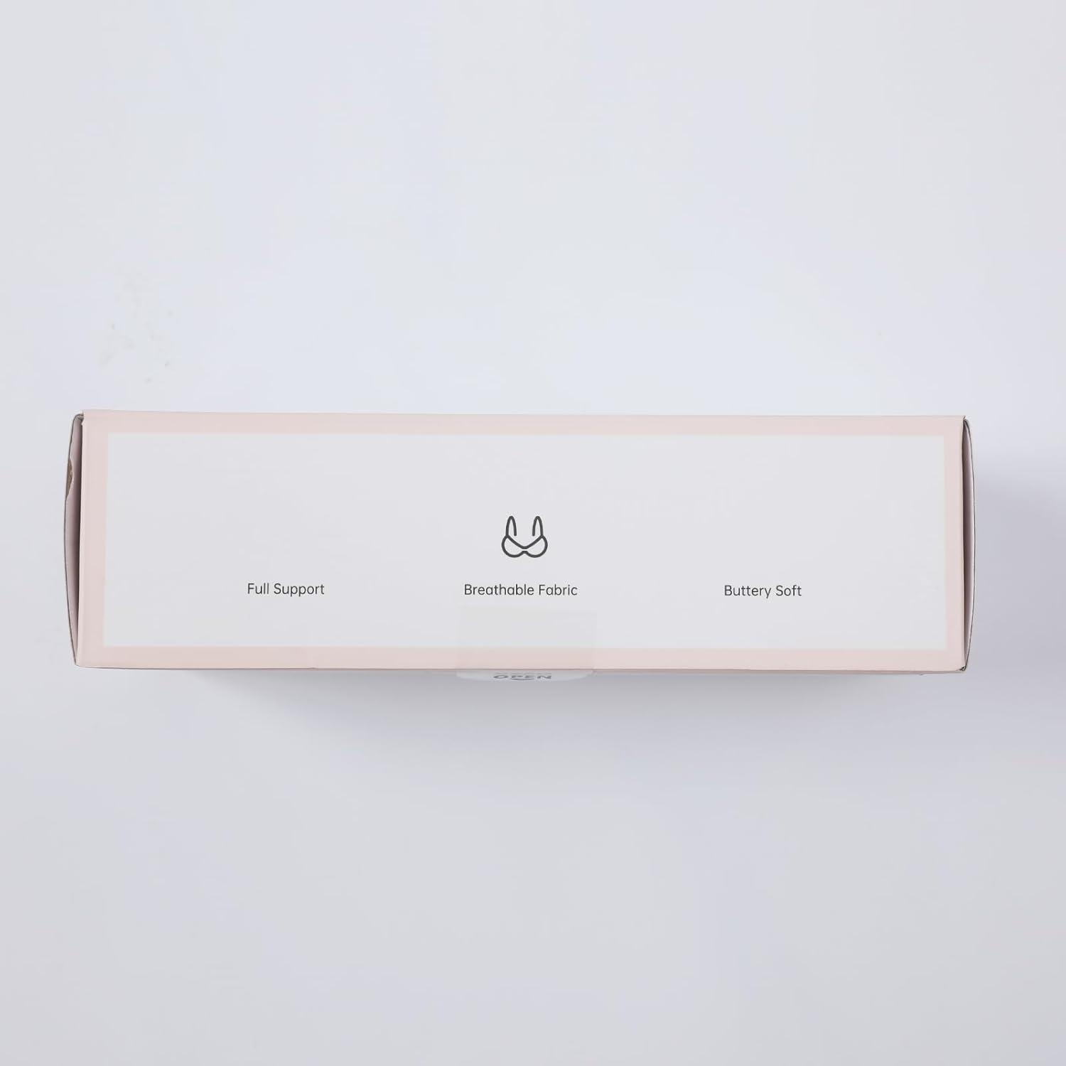 imageOEAK Womens Wireless Bras Push Up Support Full Coverage Bralettes No Underwire Bra Comfortable Everyday Seamless Tshirt Bras Black 3XL