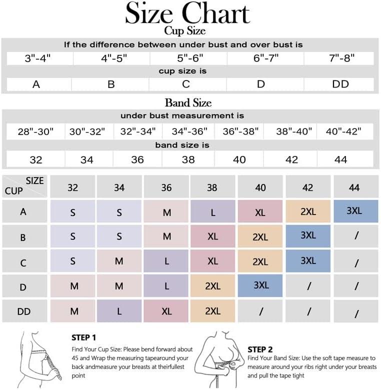 imageOEAK Womens Wireless Bras Push Up Support Full Coverage Bralettes No Underwire Bra Comfortable Everyday Seamless Tshirt Bras Black 3XL