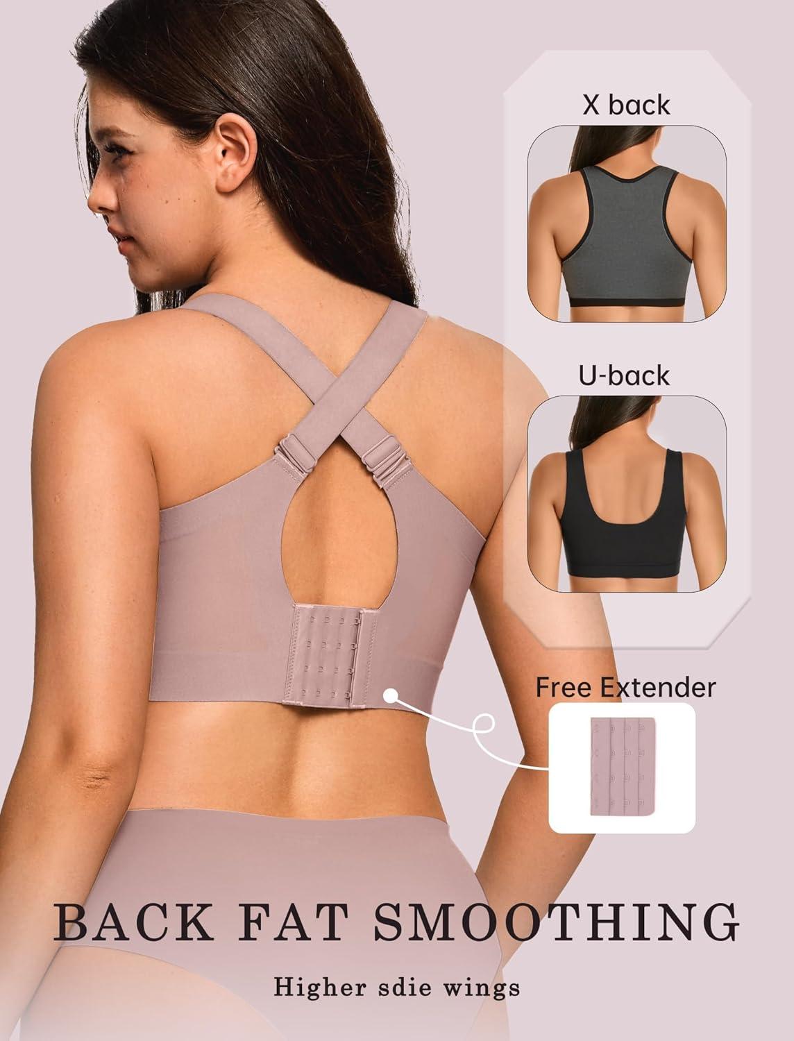 imageOEAK Womens Wireless Jelly Bra Plus Size Supportive Seamless Bras Full Coverage Push Up Comfortable No Underwire Tshirt BrasDusty Rose