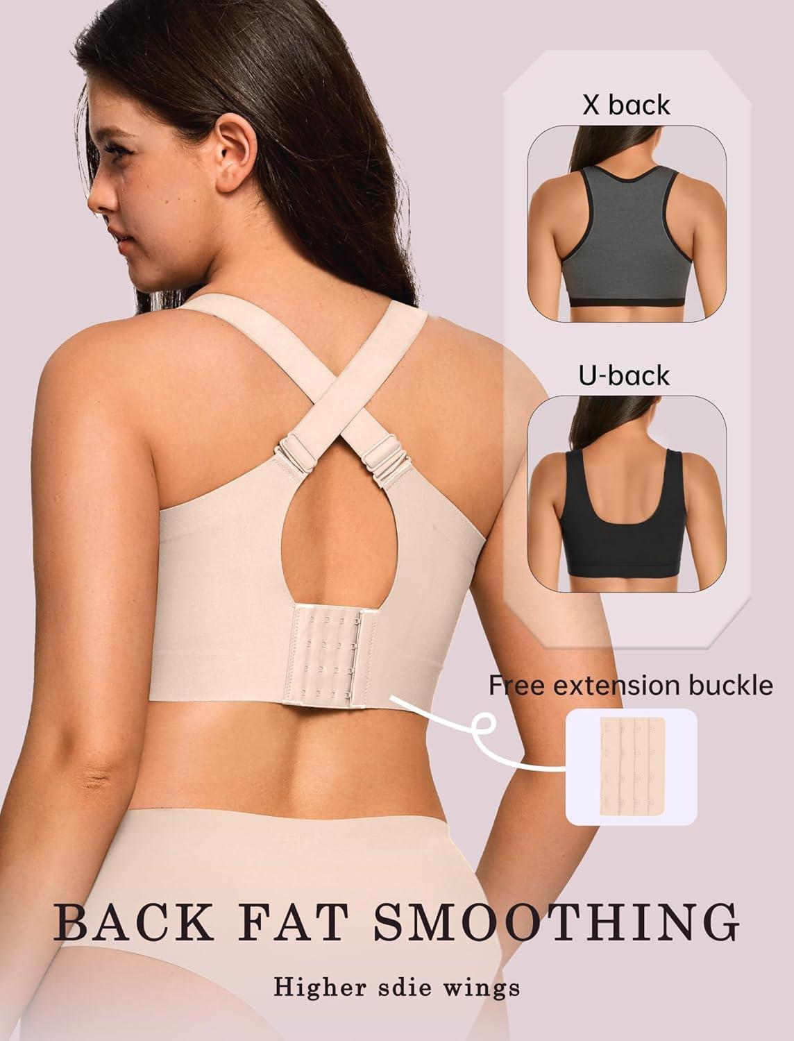 imageOEAK Womens Wireless Jelly Bra Plus Size Supportive Seamless Bras Full Coverage Push Up Comfortable No Underwire Tshirt BrasSkin Color