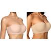 imageOEAK Womens Strapless Bras Push Up Bandeau Bra Nude XLStrapless Bras Underwire NonSlip Tube Top Bra Nude 40D