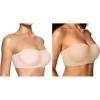 imageOEAK Womens Strapless Bras Push Up Bandeau Bra Skin Color MStrapless Bras Underwire NonSlip Tube Top Bra Nude 34B