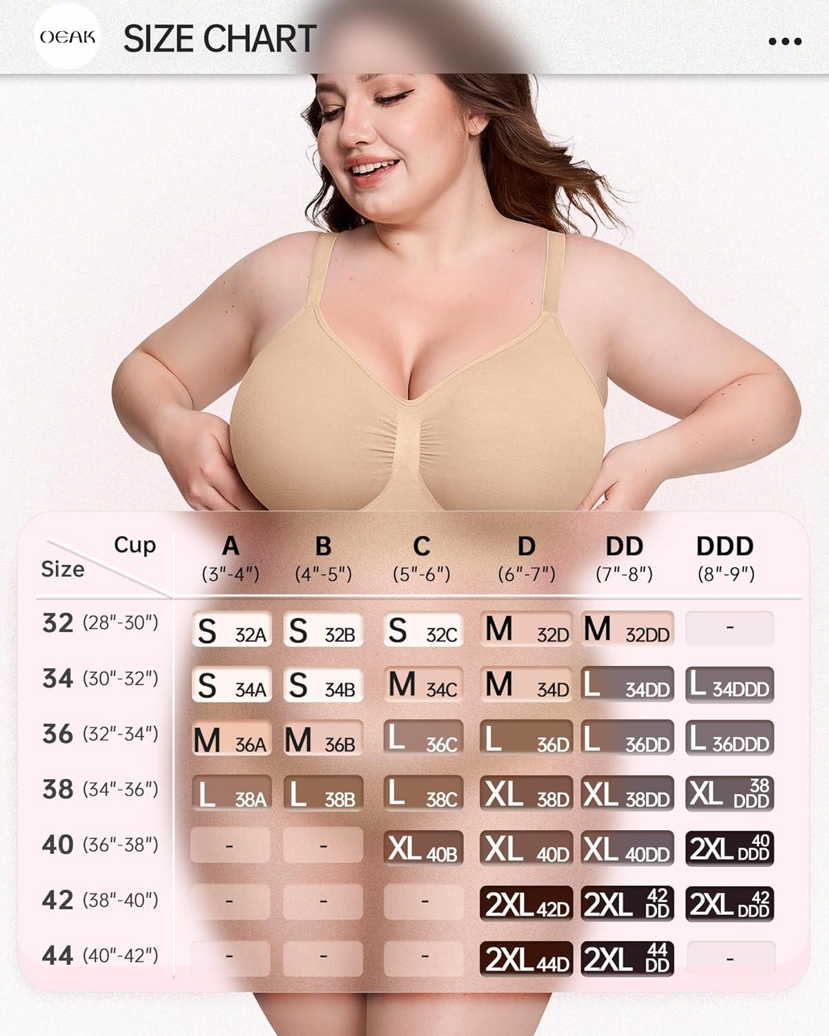 imageOEAK Womens Strapless Bras Bandeau Bra Coffee ampamp Bralettes for Women with Support Nude M