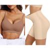 imageOEAK Womens Push Up Everyday Bras Coffee ampamp Tummy Control Shapewear for Women Seamless Nude L
