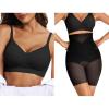 imageOEAK Womens Push Up Everyday Bras ampamp SuperPower Tummy Control Shapewear Black 3XL