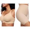 imageOEAK Womens Wireless Seamless Bras Full Coverage MPlus ampamp Tummy Control Shapewear Nude Shorts M